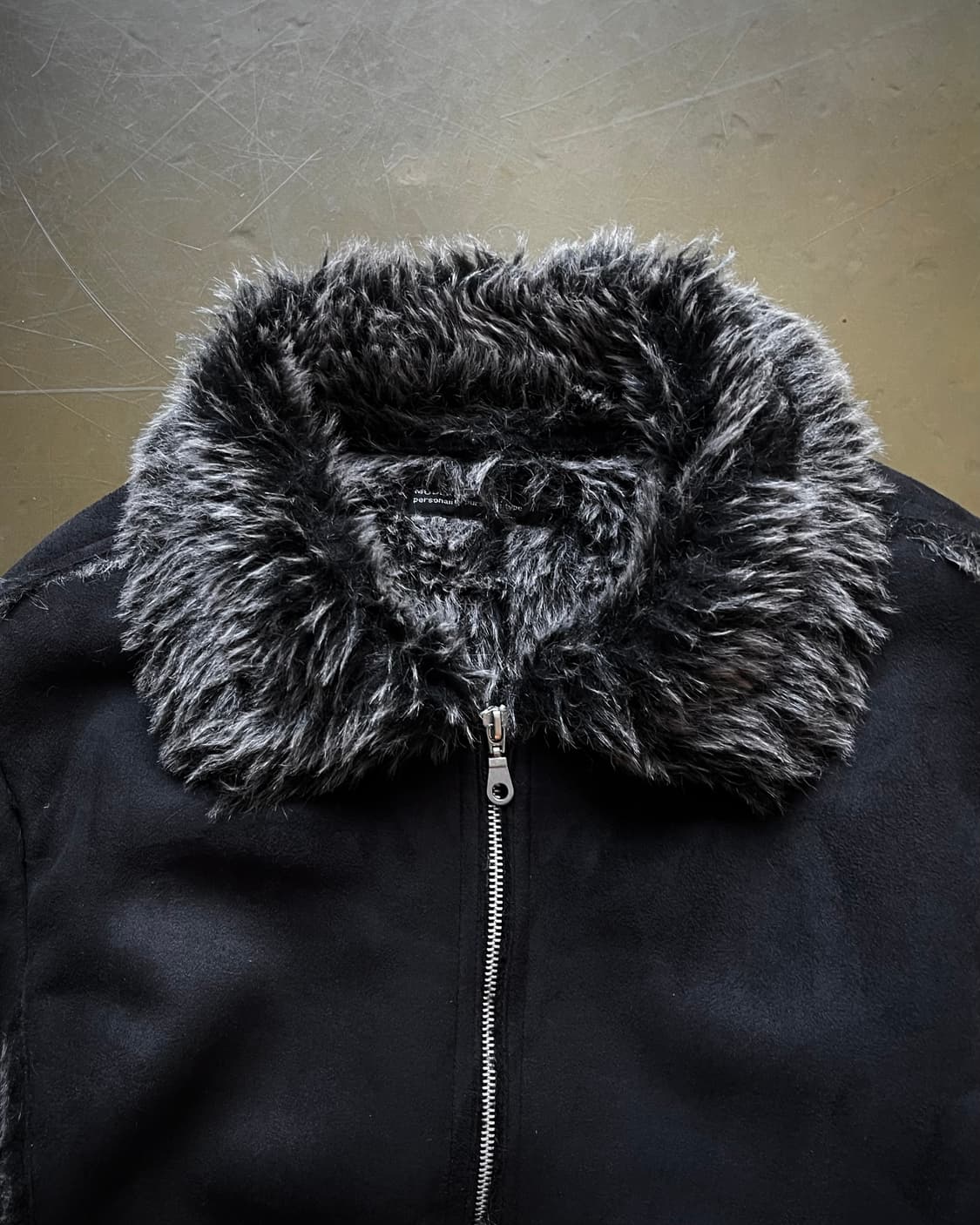 90-00s Moderm V-Kei Fur Trim Leather JK 상품이미지4