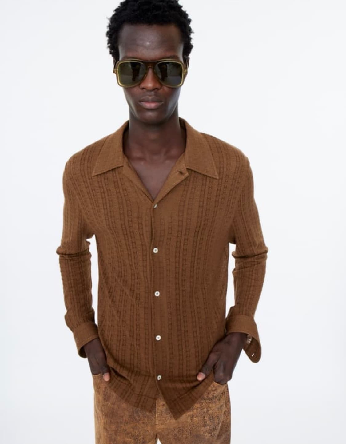 sefr 세퍼 리플리 셔츠 에스프레소 L사이즈 상품이미지2