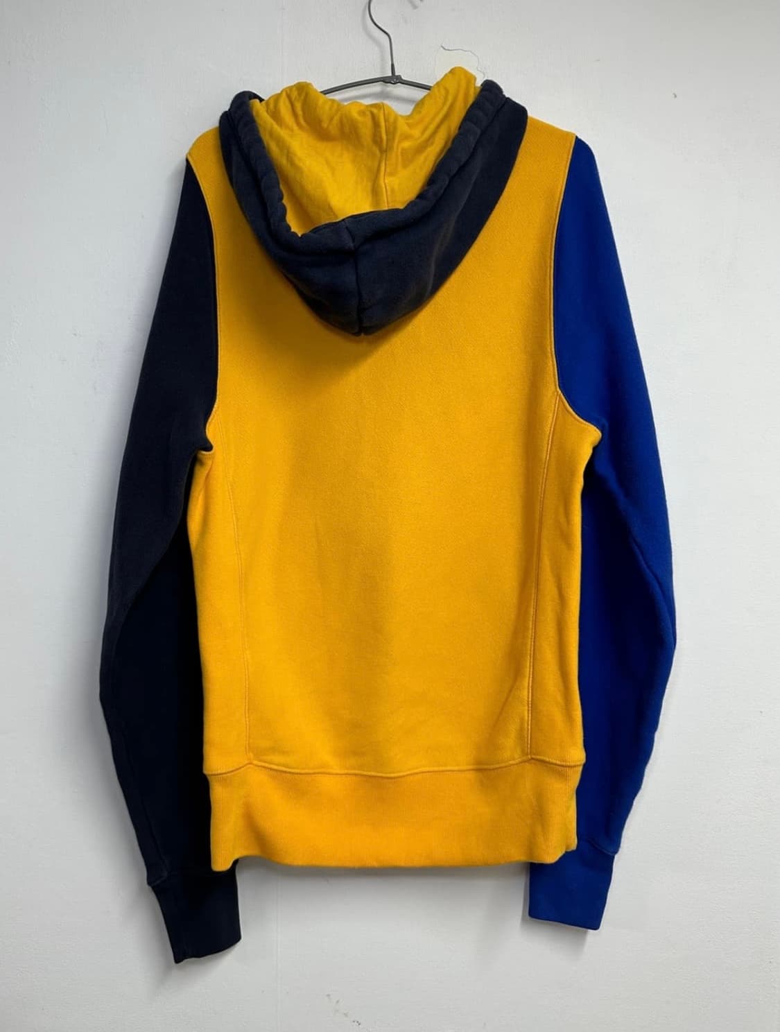 챔피온 블루택 리버스위브 컬러블록 후드티 상품이미지2