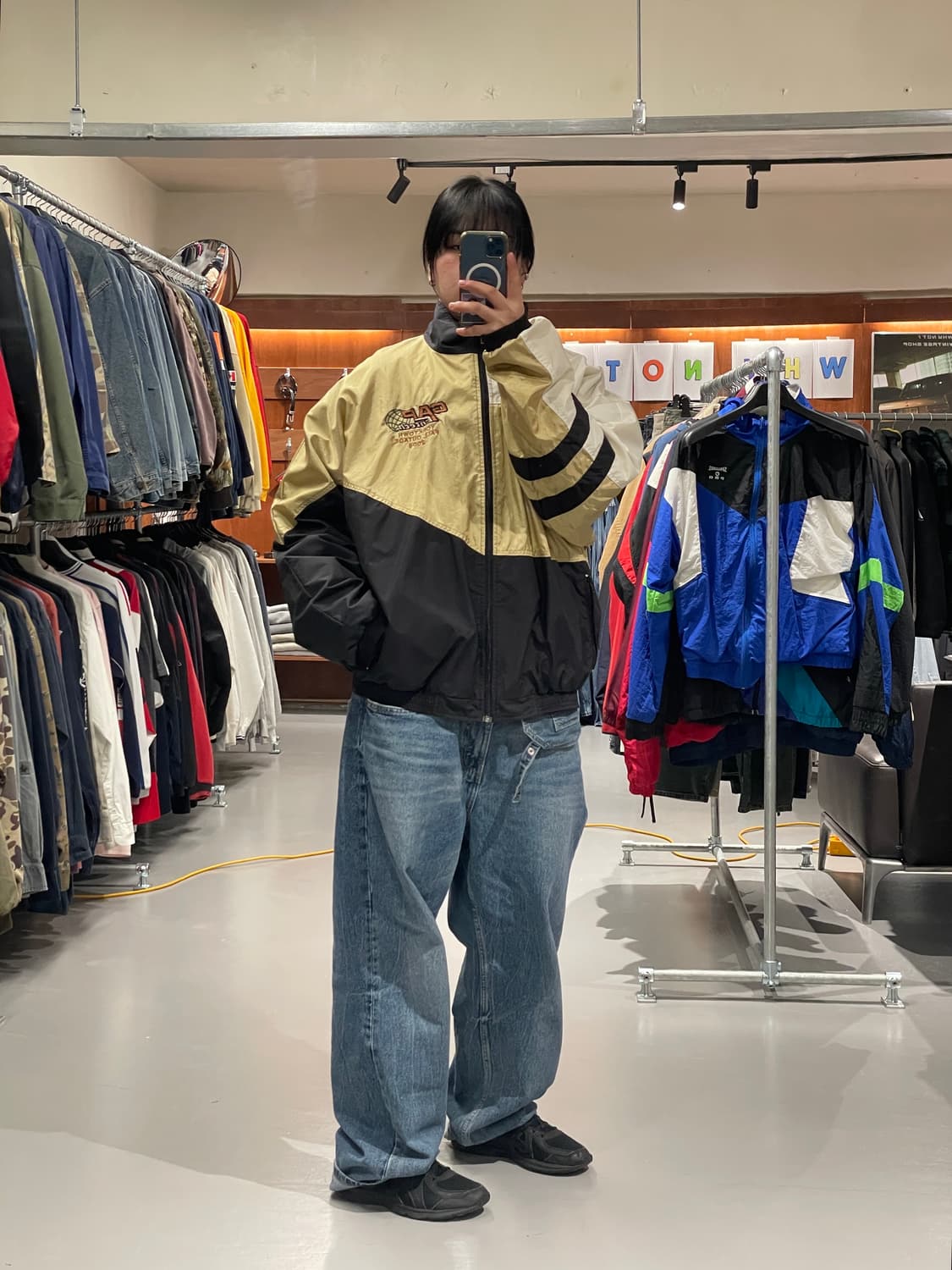 빈티지 올드스쿨 바람막이   상품이미지3