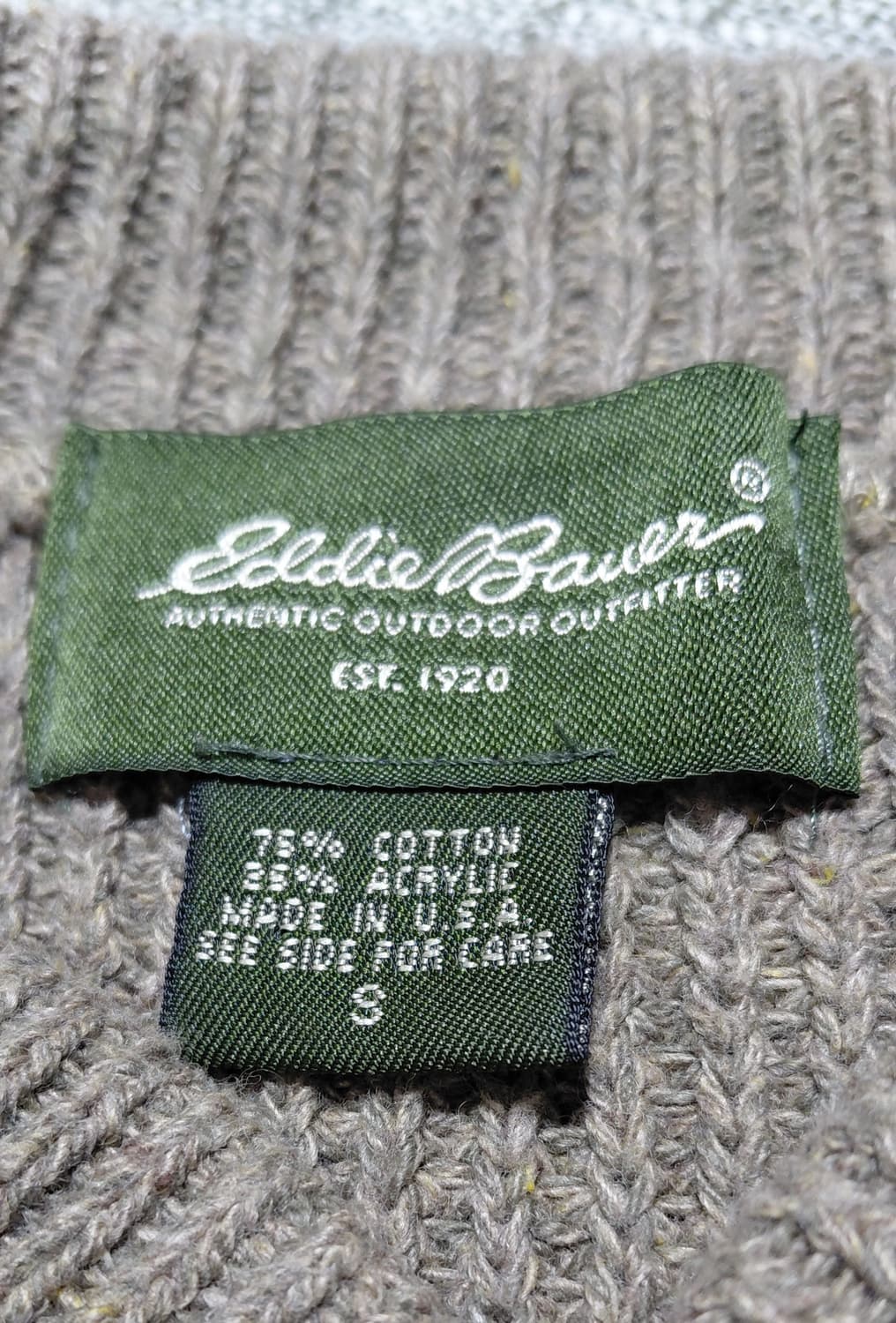 Eddie Bauer 에디바우어 헨리넥 스웨터 S 상품이미지4