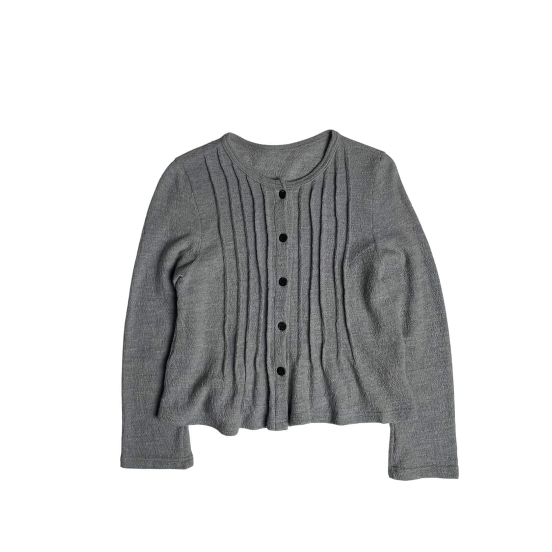 울 100 다트 가디건 상품이미지1