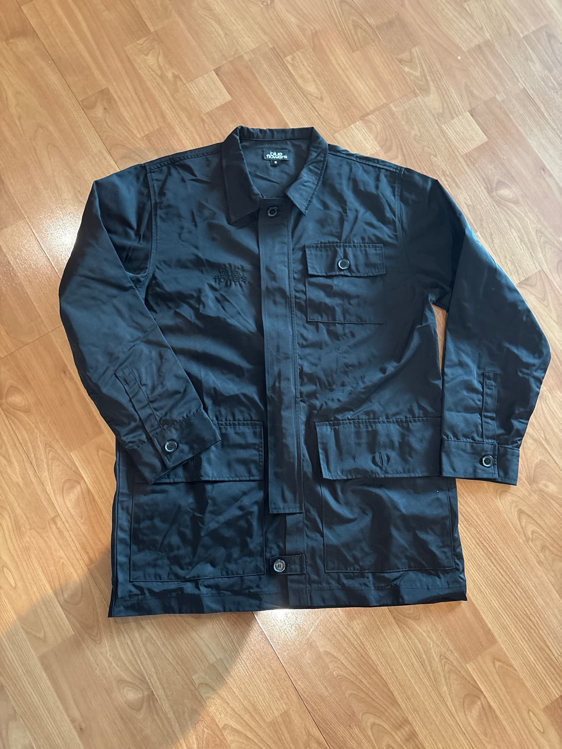 Blue flowers 나일론 자켓 상품이미지2