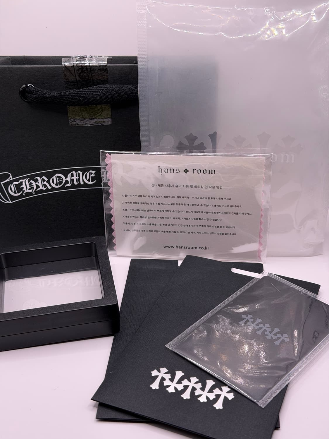 크롬하츠 반지 판매합니다. [ 크롬하츠 베이비 더블 플로랄 링 ] 상품이미지5