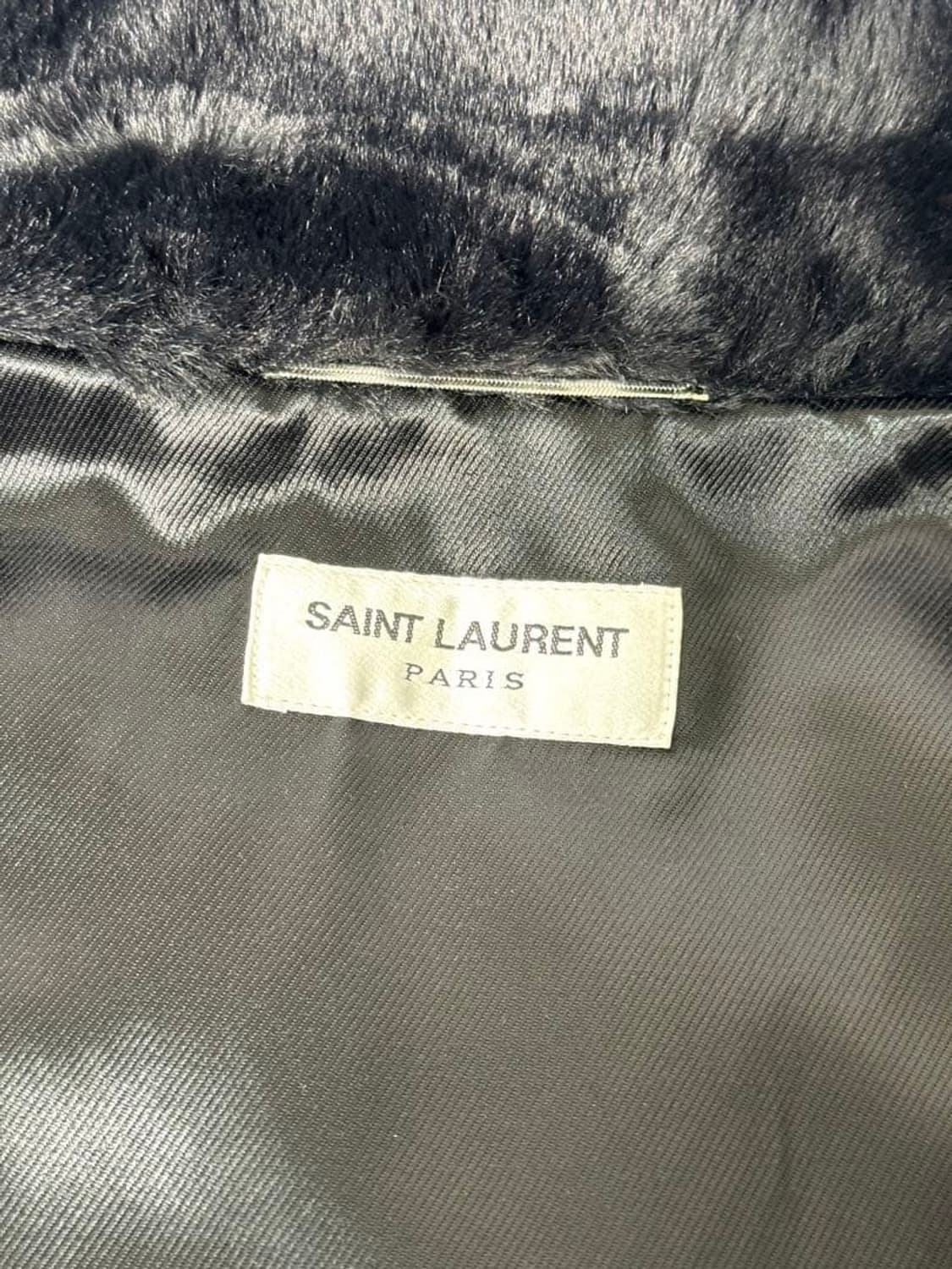 [차은우님 착용] 생로랑 22AW 퍼 트리밍 자켓 상품이미지9