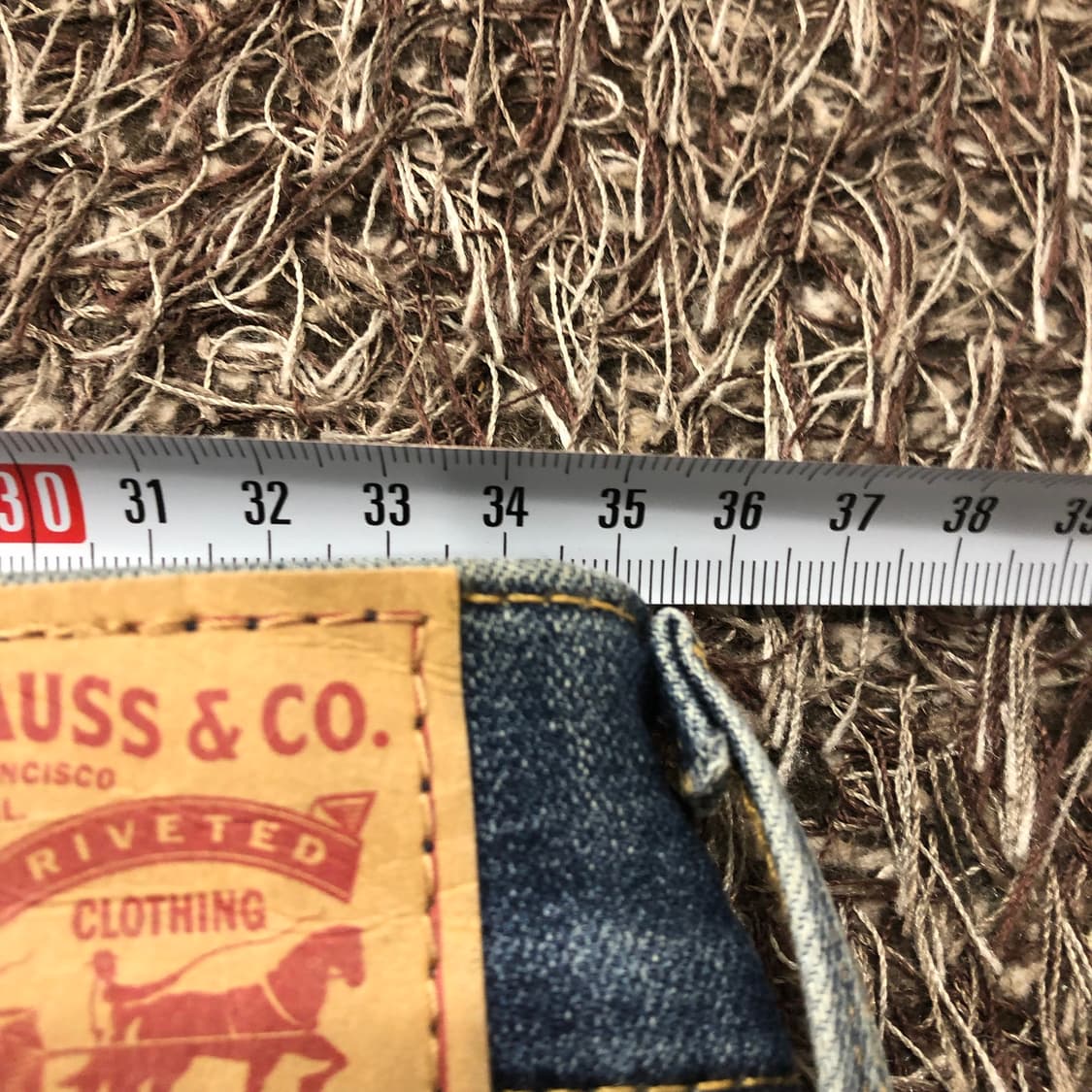 28 리바이스 부츠컷 315 워싱 데님 팬츠 상품이미지8