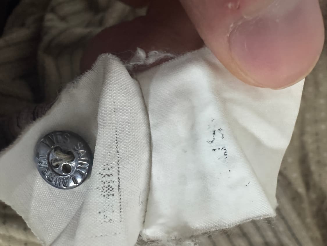 정품 입생로랑 뿌르옴므 코튼 긴팔 카라 티셔츠 XL 상품이미지4