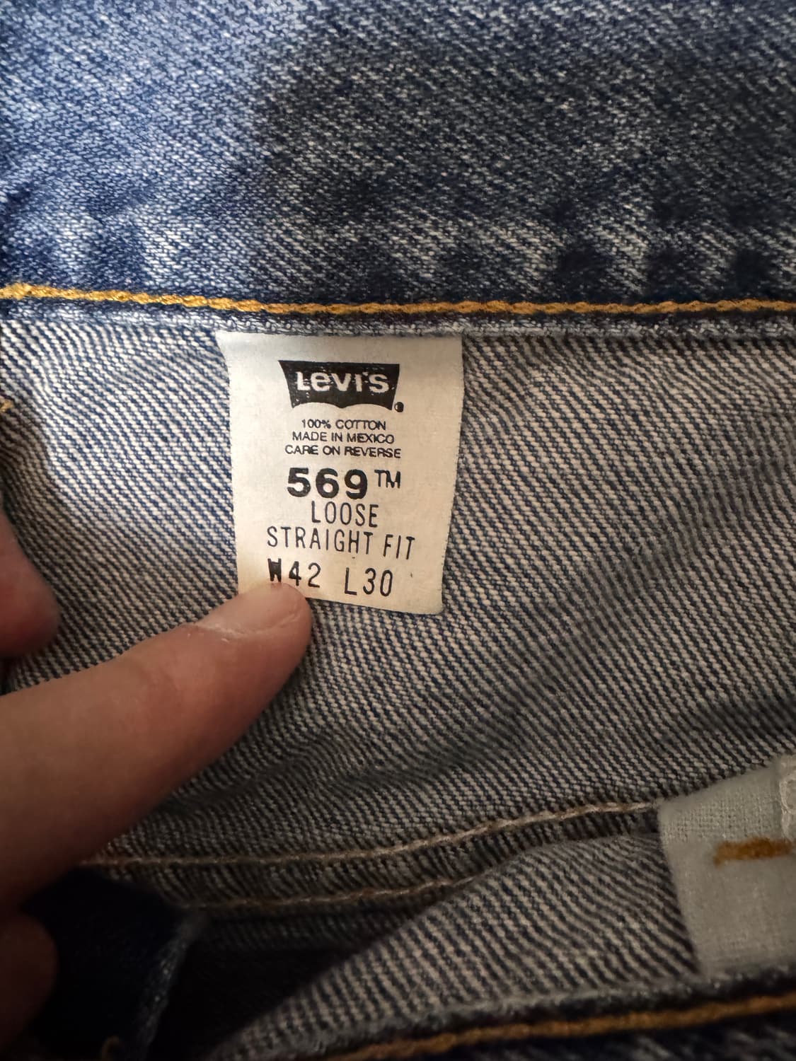 [42X30] 01년 6월 생산 리바이스 569 상품이미지3