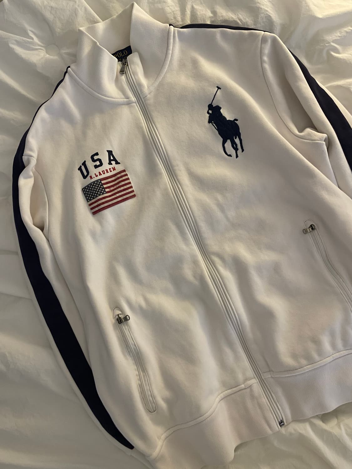 폴로 랄프로렌 빅포니 성조기 트랙집업 상품이미지2