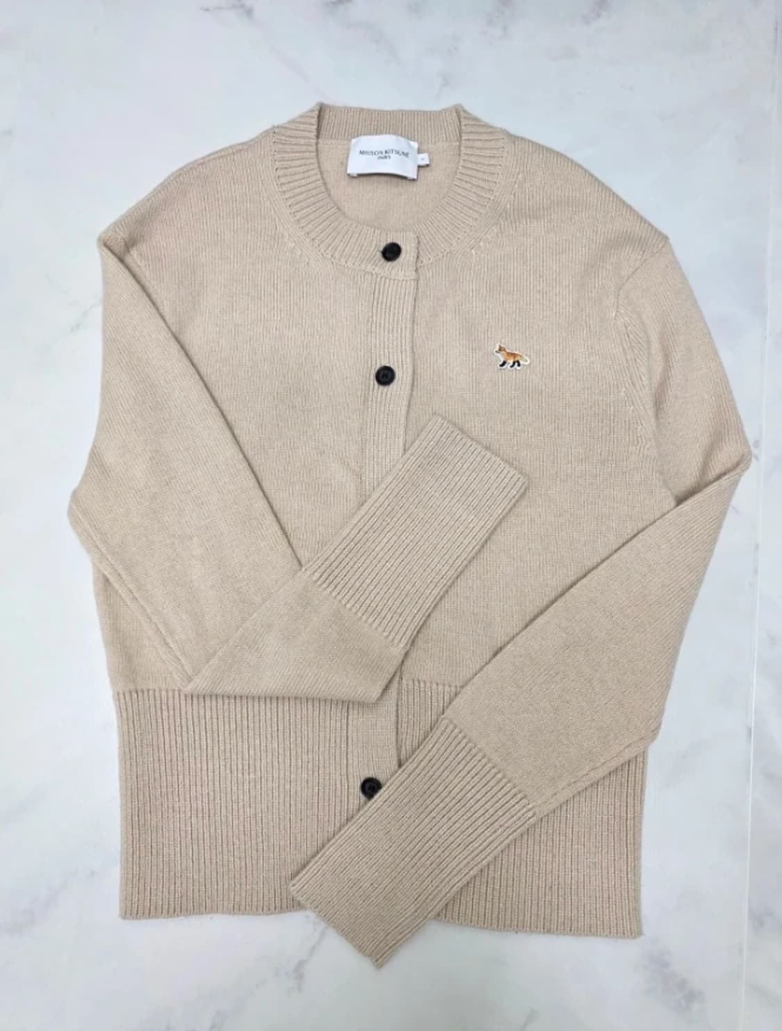 메종키츠네 폭스 패치 가디건 55 신상 상품이미지5