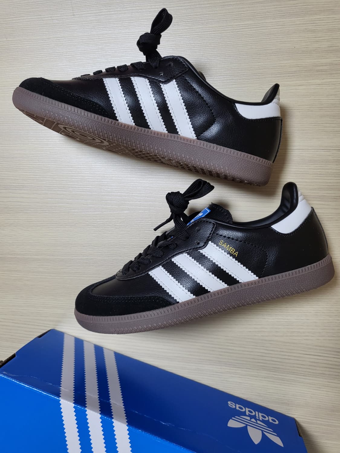 아디다스 삼바 og 블랙 화이트 새상품 상품이미지3