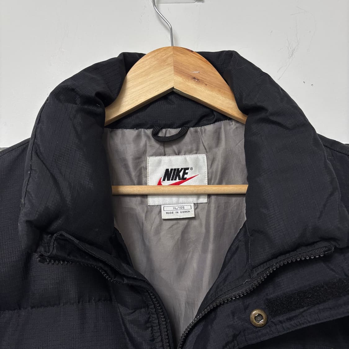 나이키 00s 스우시 블랙 패딩 상품이미지4