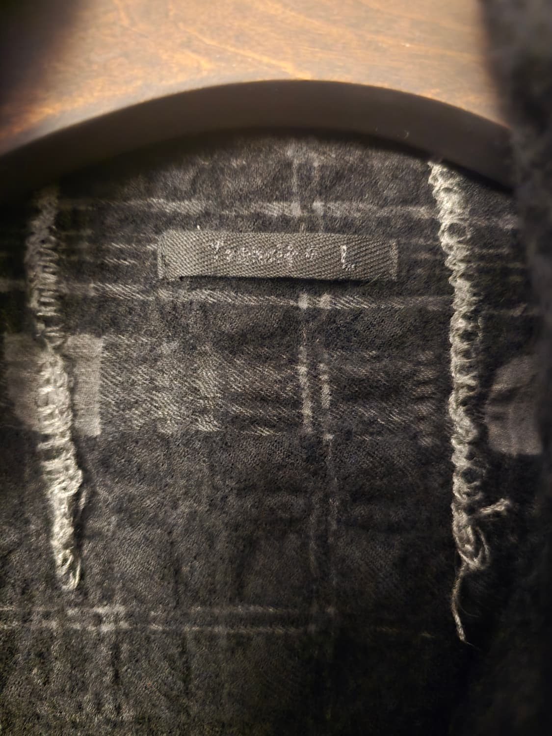 트랜짓 transit 울혼합 자켓셔츠 L사이즈입니다. 상품이미지3