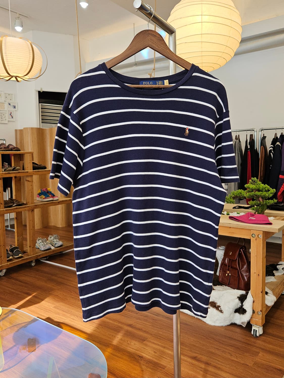 폴로 랄프로렌 스트라이프 티셔츠 상품이미지1