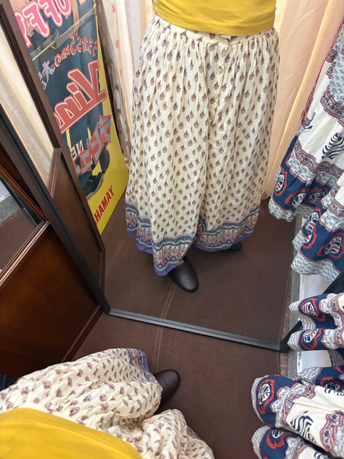 jpn vintage paisley long skirt 상품이미지1