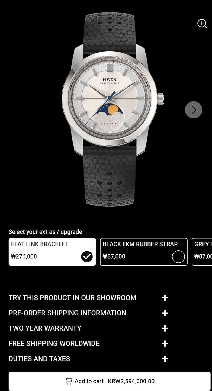 MAEN - M.7.1.1 Classic 36 오토메틱 시계 상품이미지7