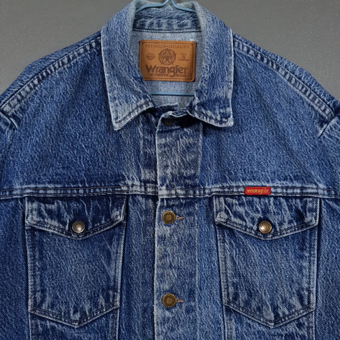 L) Wrangler 랭글러 00s 웨스턴 트러커 워크 데님 자켓 청자켓 상품이미지2