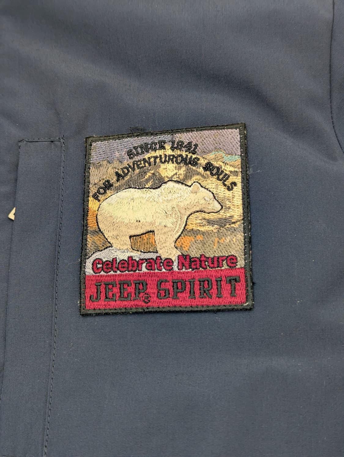 지프 네이비 후드 패딩 점퍼 상품이미지2