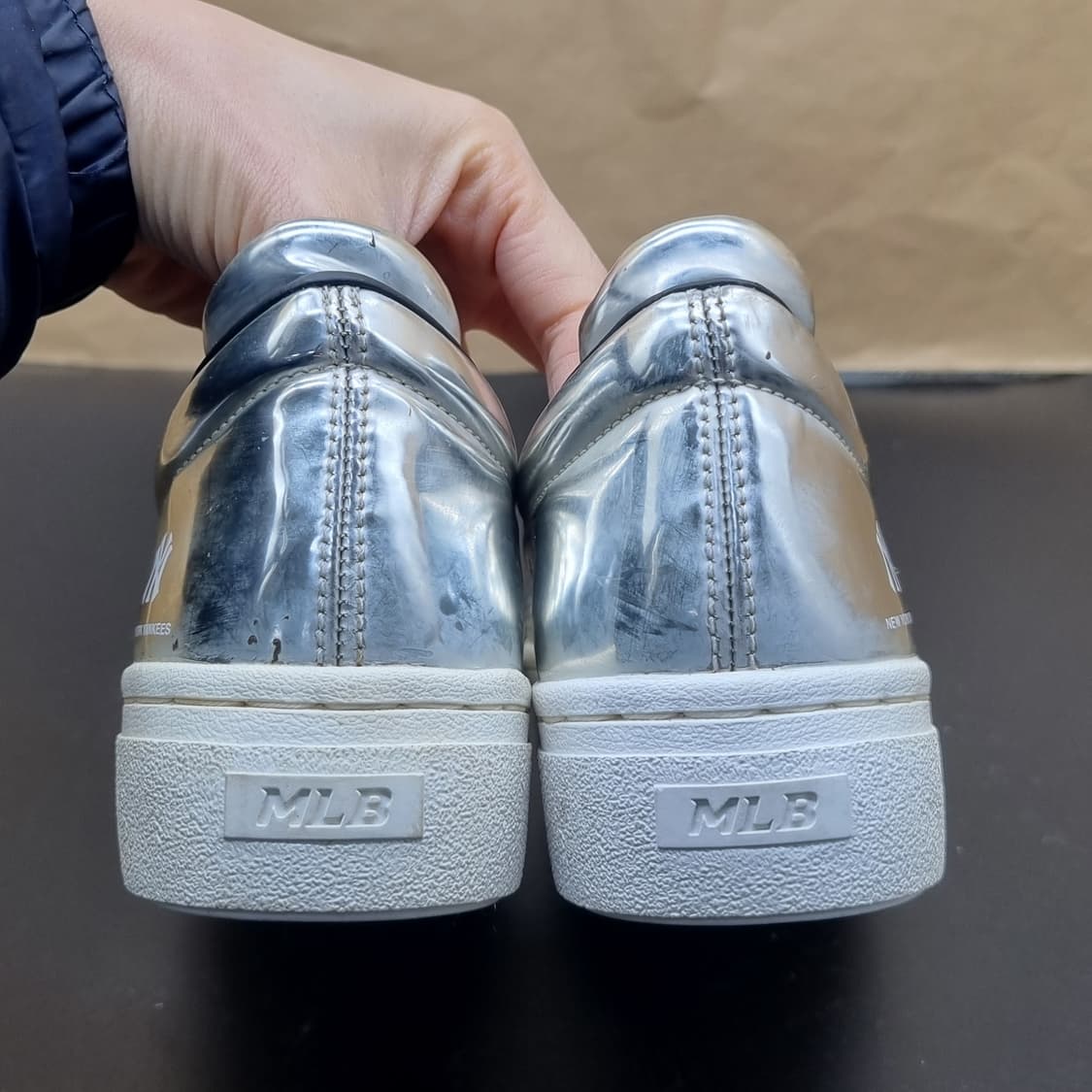 MLB 실버 여성슬립온240 굽4  상품이미지4