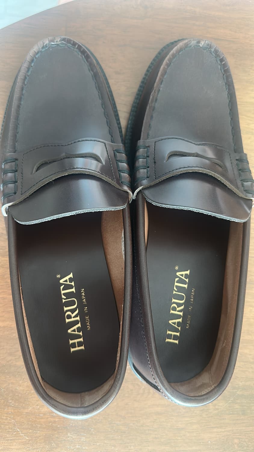 하루타 페니로퍼 버건디 1회착 상품이미지3