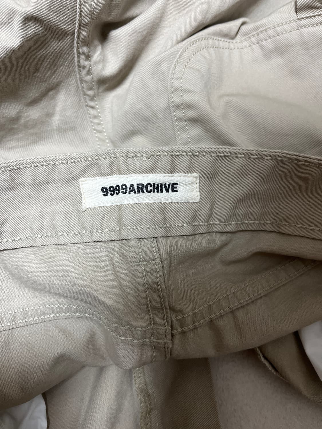 9999아카이브 베이지 팬츠 1사이즈 상품이미지3