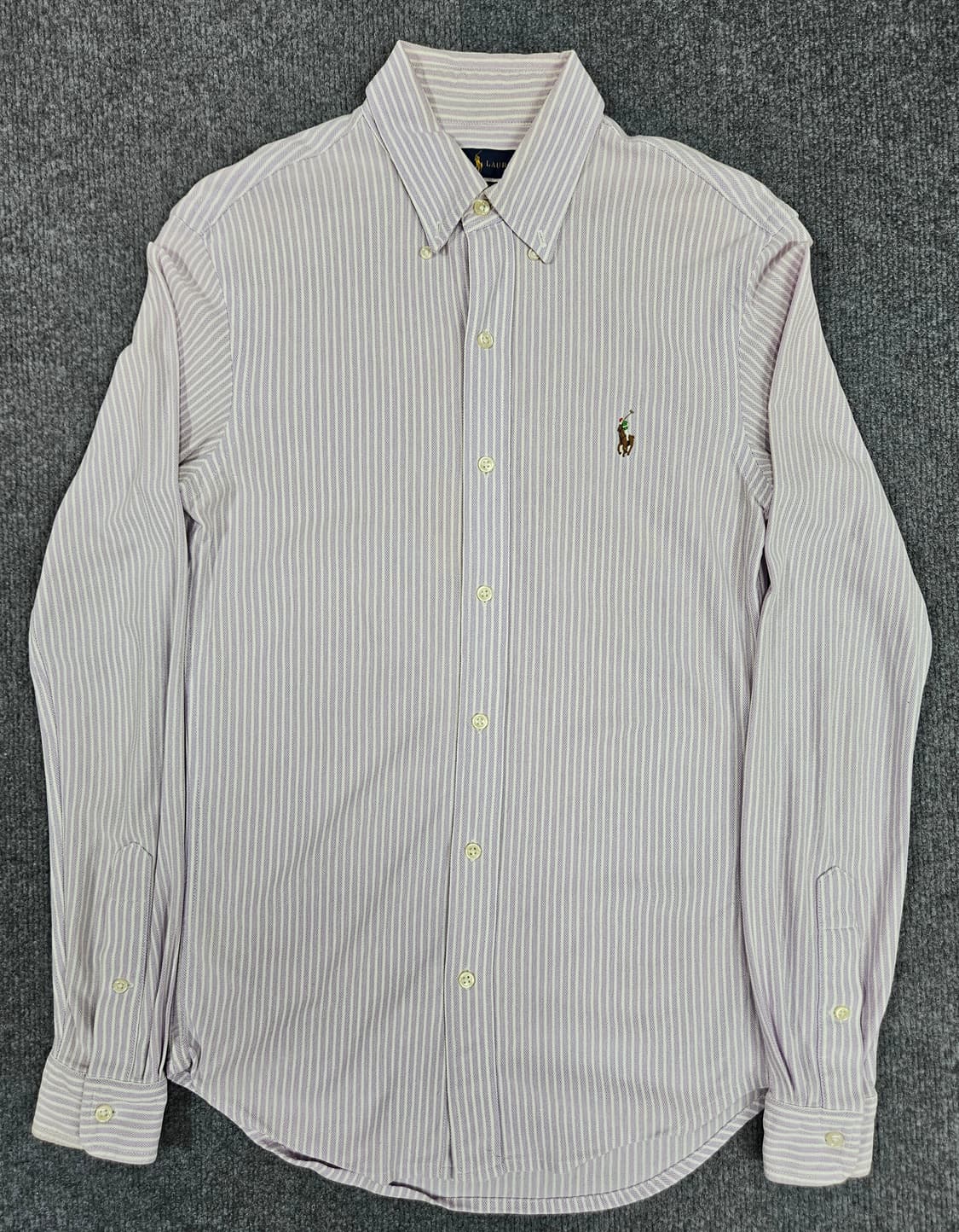 폴로 랄프로렌 퍼플 스트라이프 셔츠 슬림핏 (급처) 상품이미지1