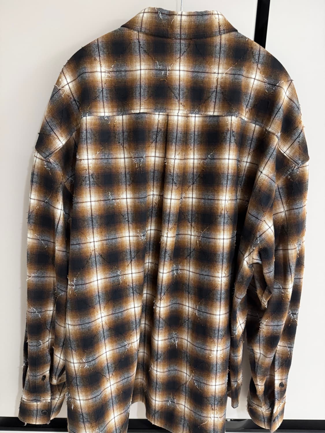 [매물 최저가] 준지 아가일 브라운 셔츠 상품이미지4