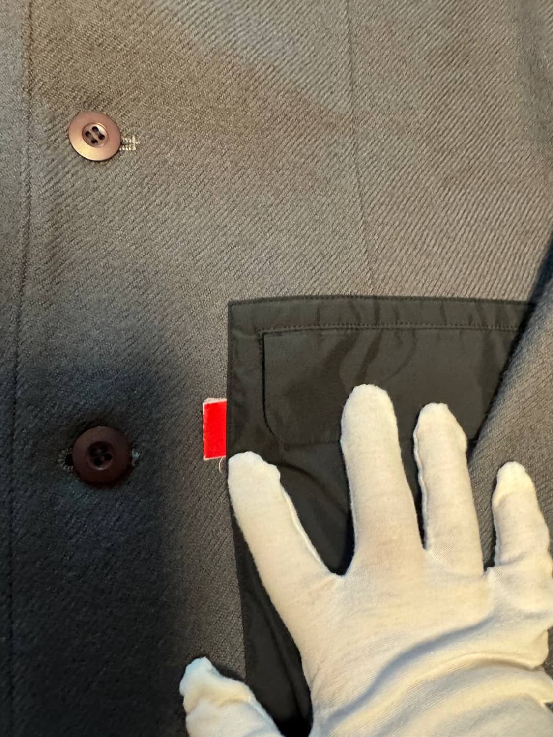 언더커버 AW01 "멜팅 포트" 유틸리티 울 테일러드 재킷 상품이미지4