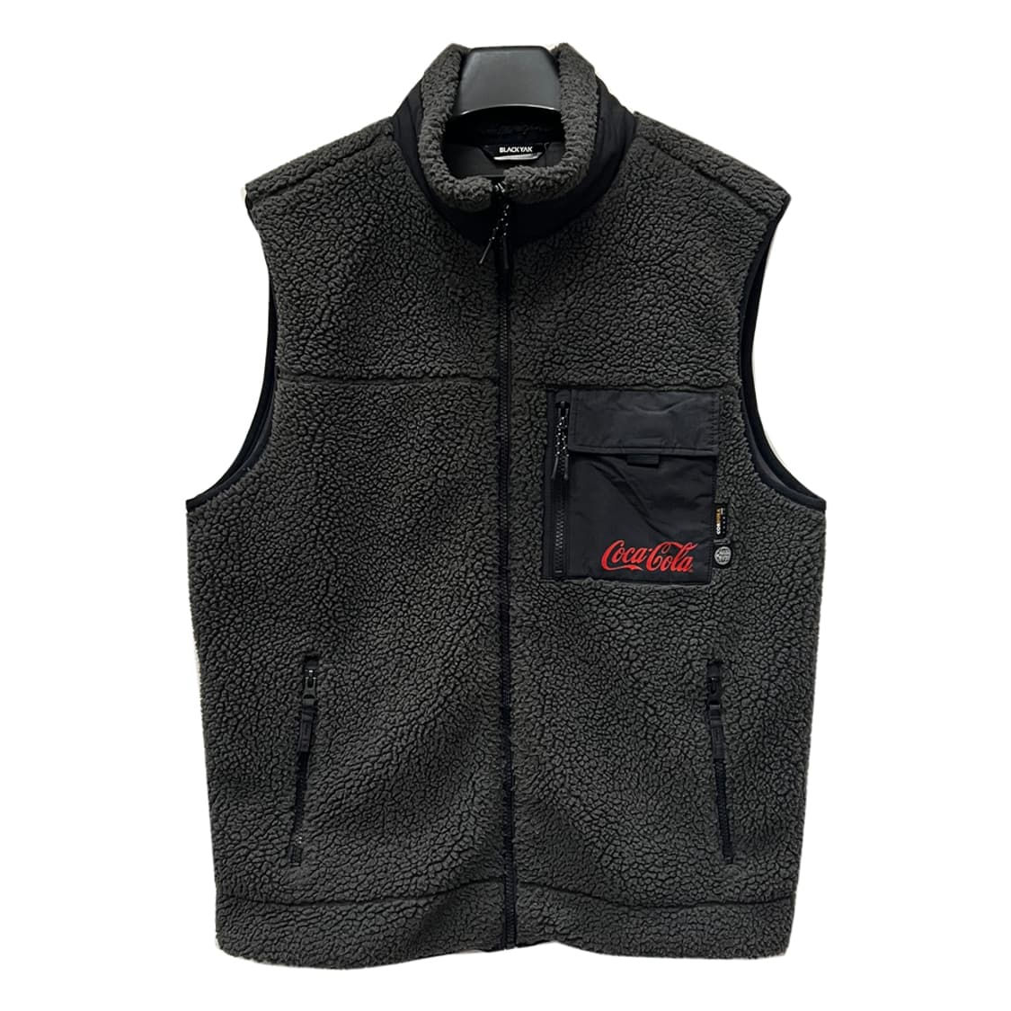 블랙야크 코카콜라 양털 쉐르파 플리스 베스트 조끼 100 상품이미지1
