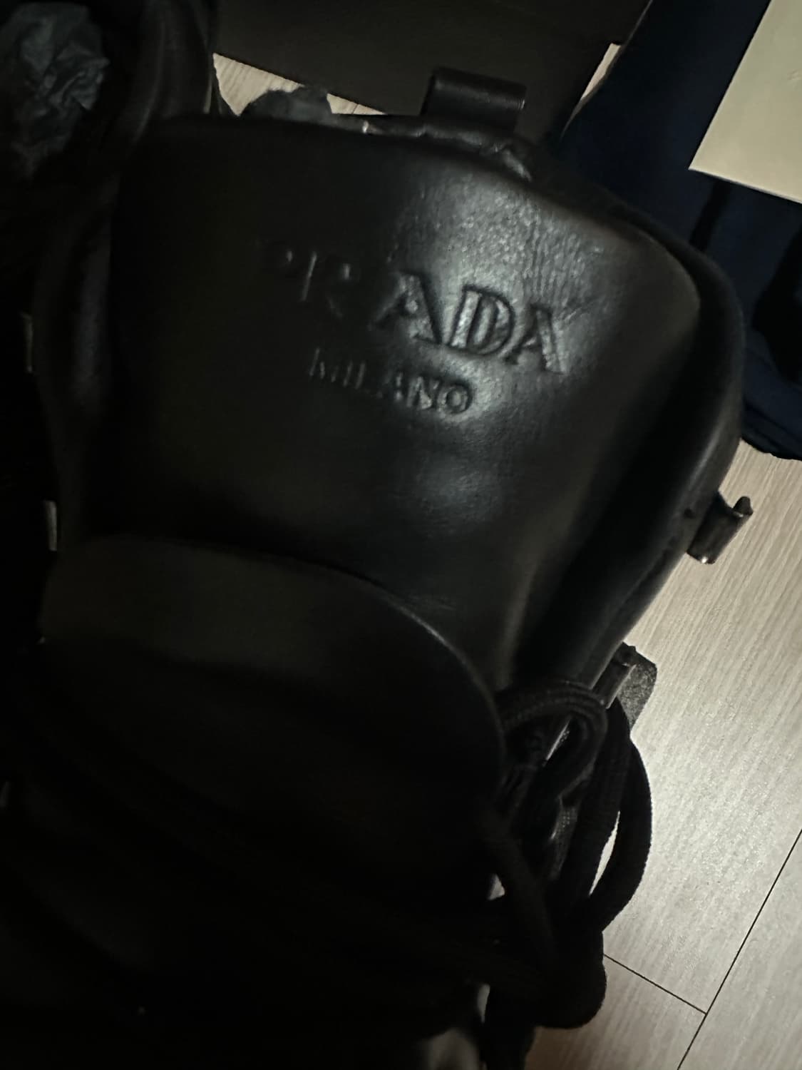 프랭크오션 프라다 레더 마운틴 부츠 uk10 상품이미지7