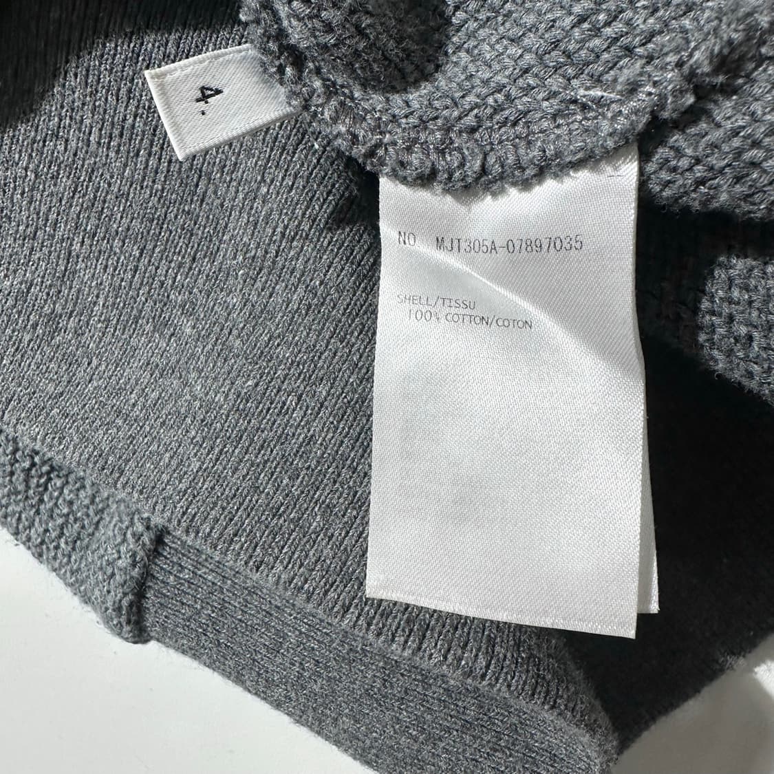 톰브라운 4 바 완장 와플 니트 상품이미지8