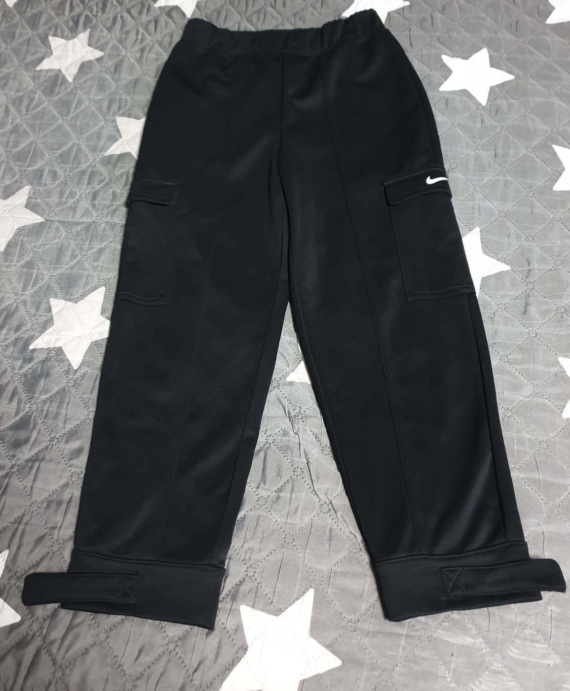 나이키 스우시 시리즈 카고 트랙 조거팬츠 블랙 (S) 상품이미지1