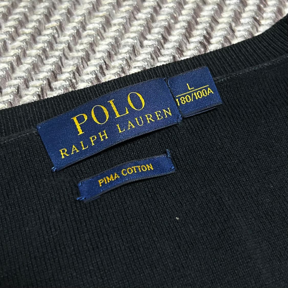 [M] Polo 폴로 랄프로렌 신형 브이넥 코튼 니트 상품이미지3