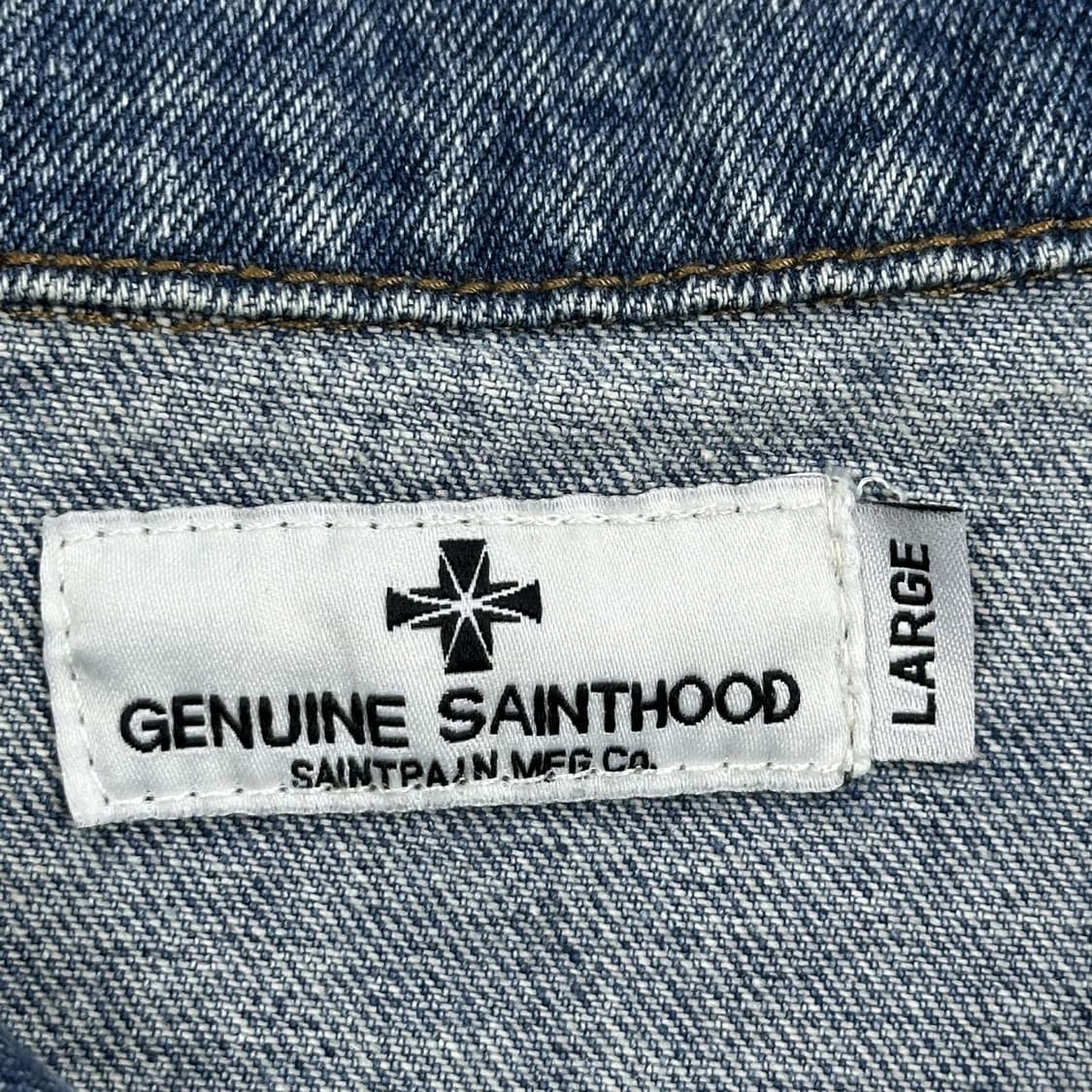 세인트페인 포켓 데님 트러커 청자켓 (L) 상품이미지5