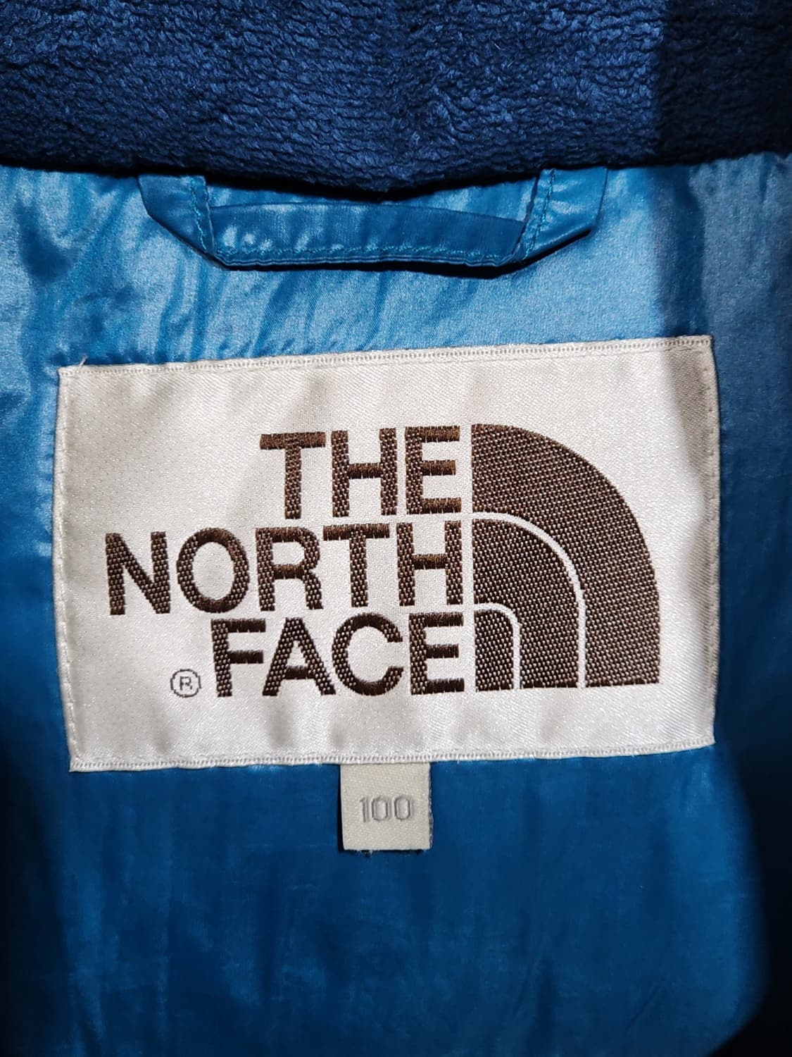 (100) 노스페이스 해리스트위드 패딩점퍼 체크 구스다운 자켓  상품이미지3