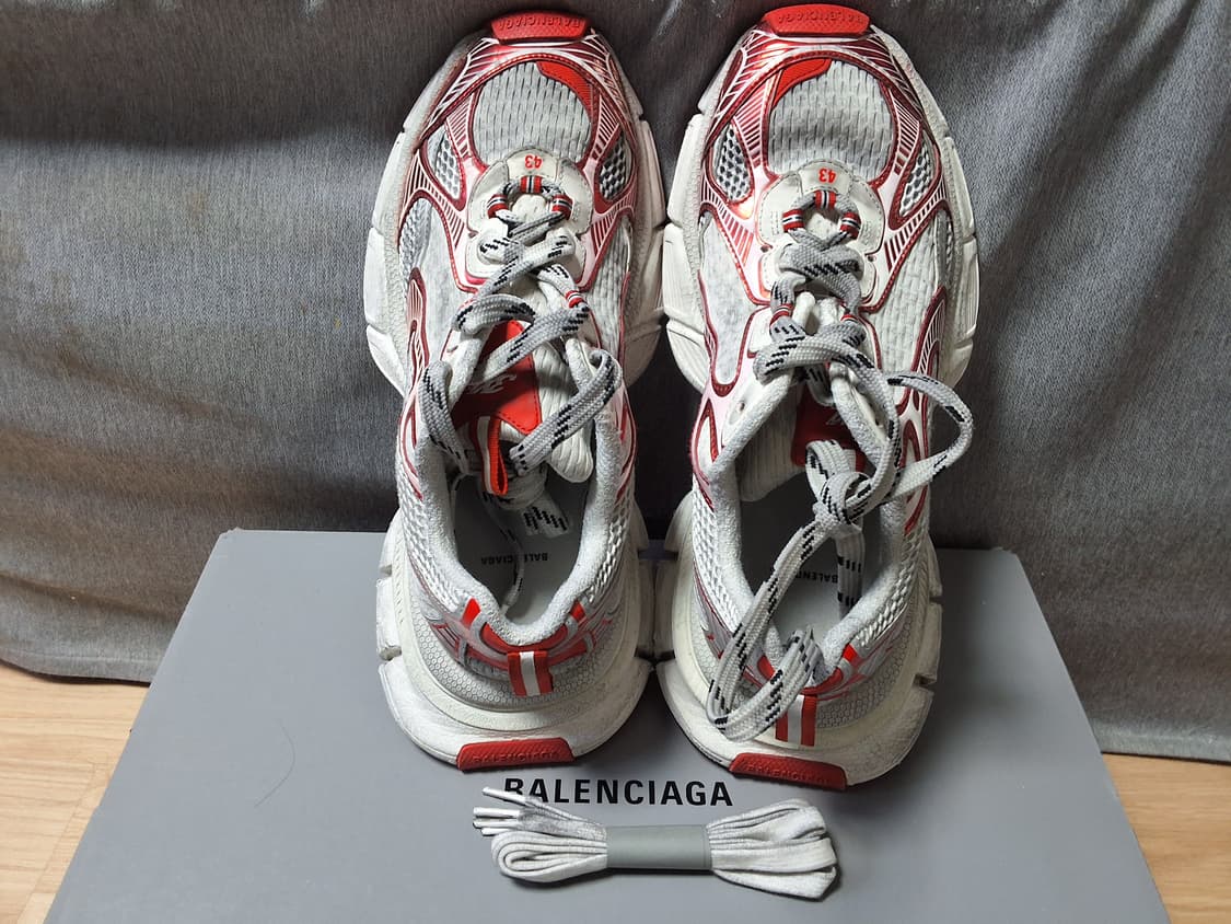 발렌시아가 3xl 스니커즈 레드 43 상품이미지3