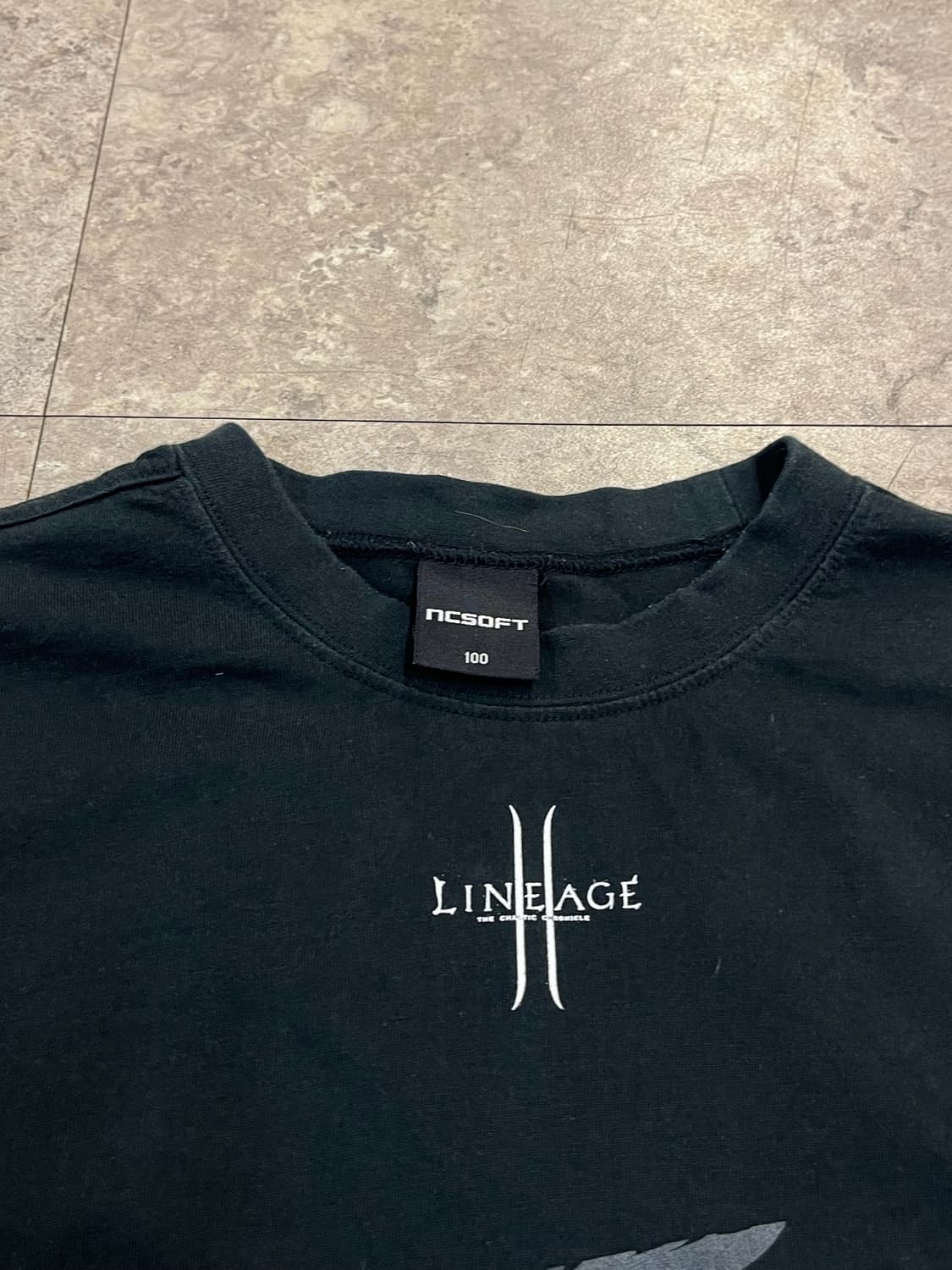 리니지 반팔티 블랙 100 #csz3901 상품이미지3