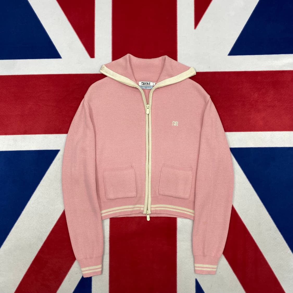 그로브 니트집업 여성FREE 상품이미지1