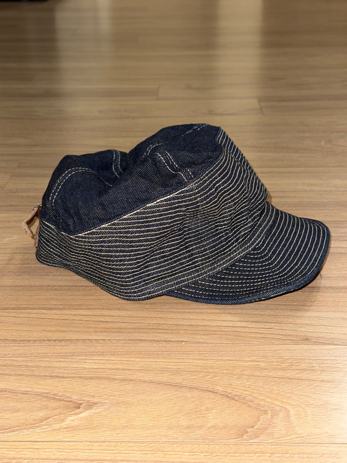 캐피탈 11.5oz 데님 노인과 바다 캡 다크 인디고 모자  상품이미지1