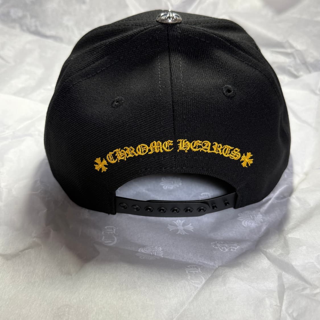 크롬하츠 CH로고 6패널 베이스볼 캡 블랙 상품이미지2