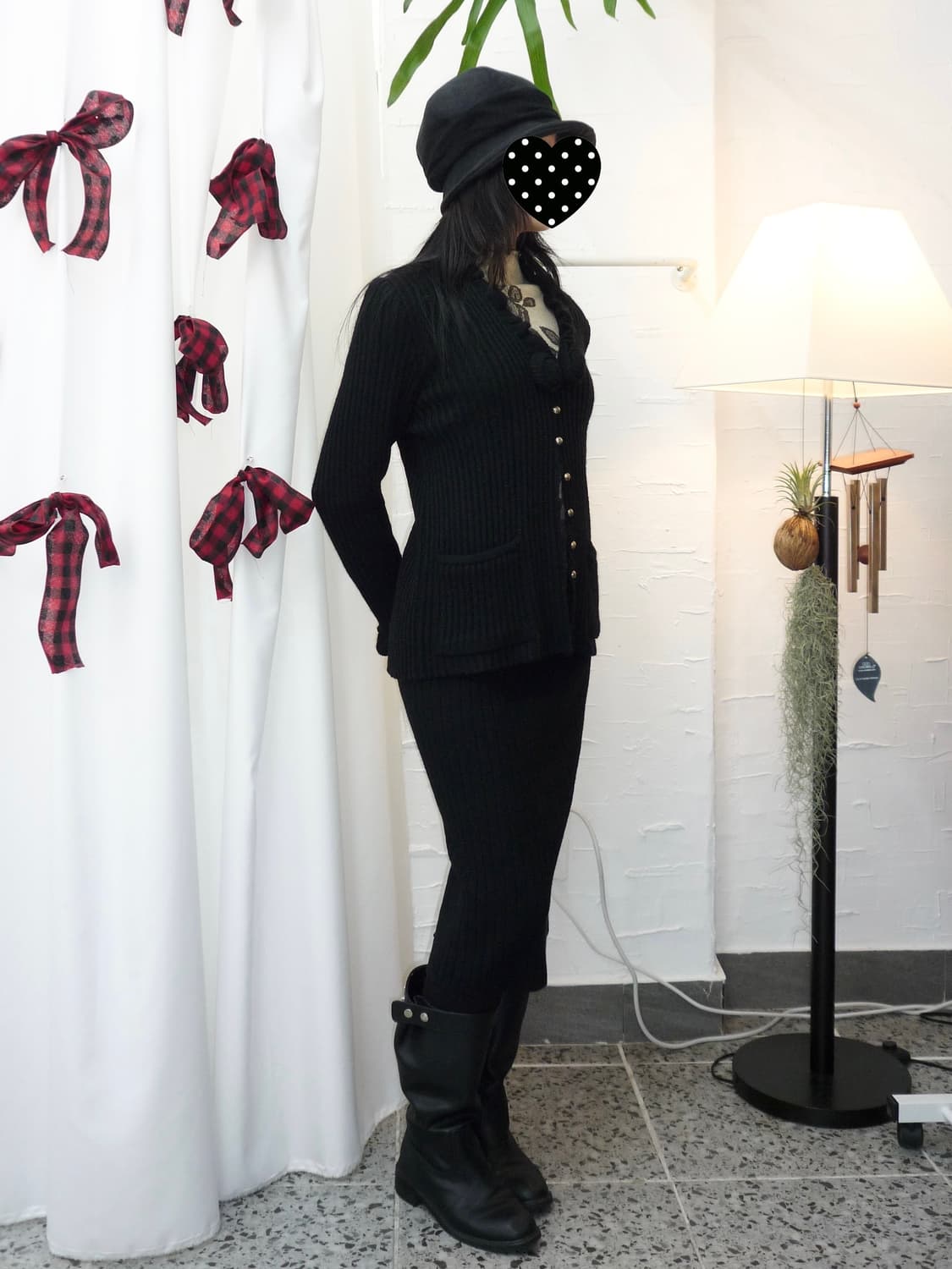 Flower point cardigan 상품이미지3