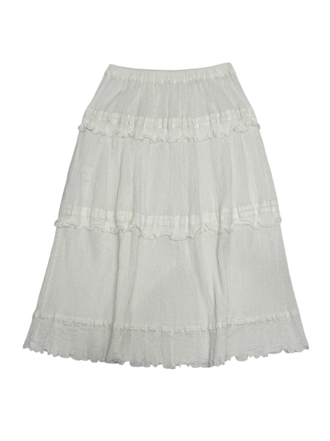 TSUMORI CHISATO 러플 코튼 스커트 상품이미지1