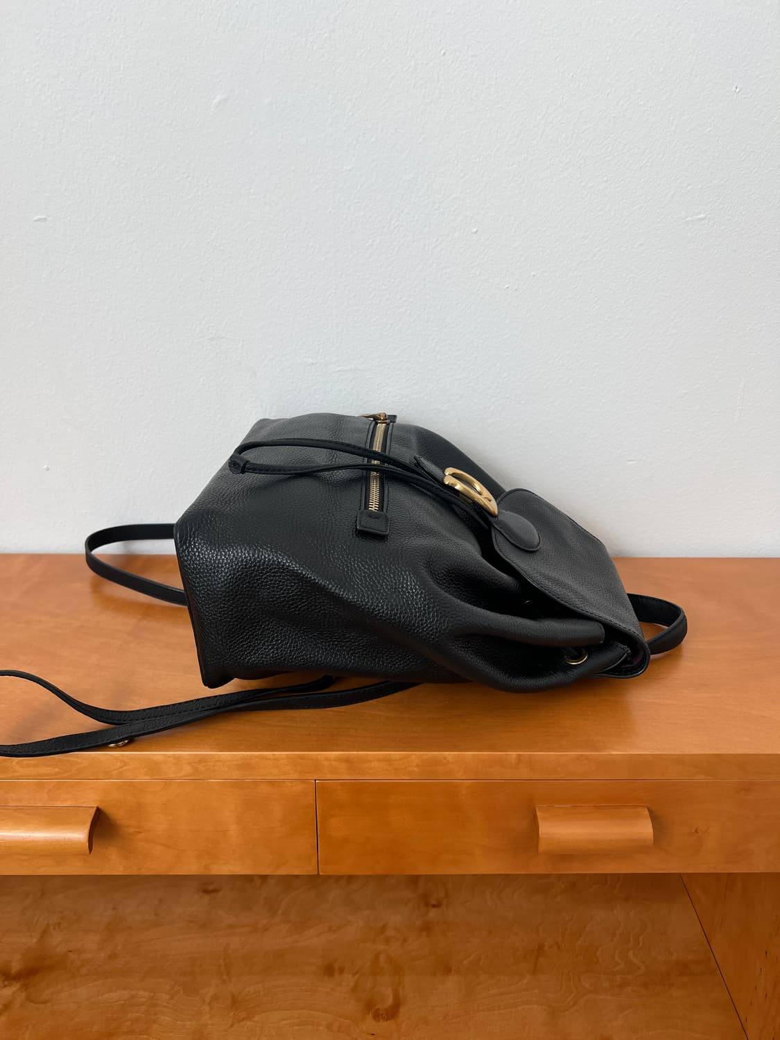 코치 블랙 그레인 레더 백팩 상품이미지8