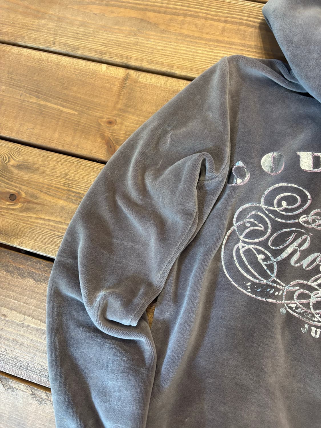 쥬시꾸띄르 모카 벨벳 후드집업 상품이미지7