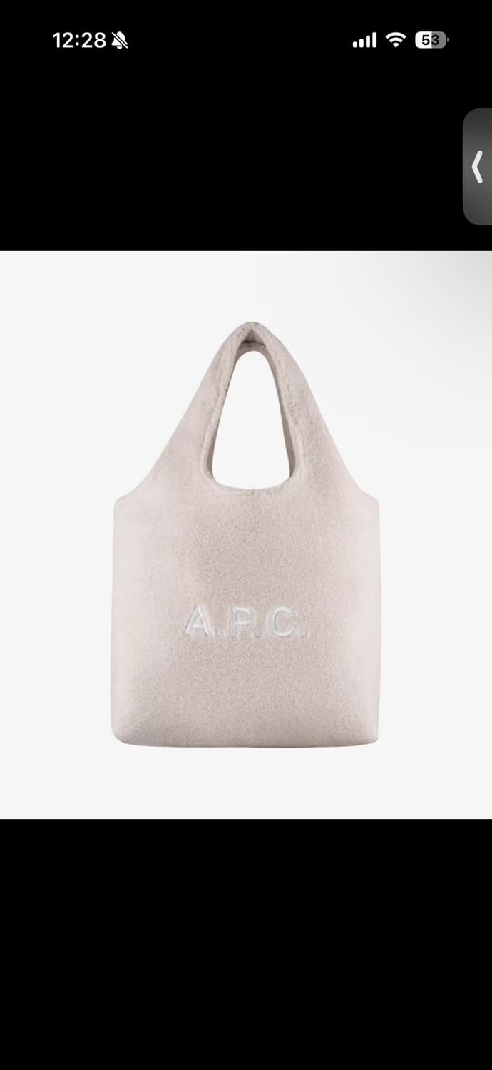 새상품) 아페쎄 ninon fur tote bag 작은사이즈 상품이미지1