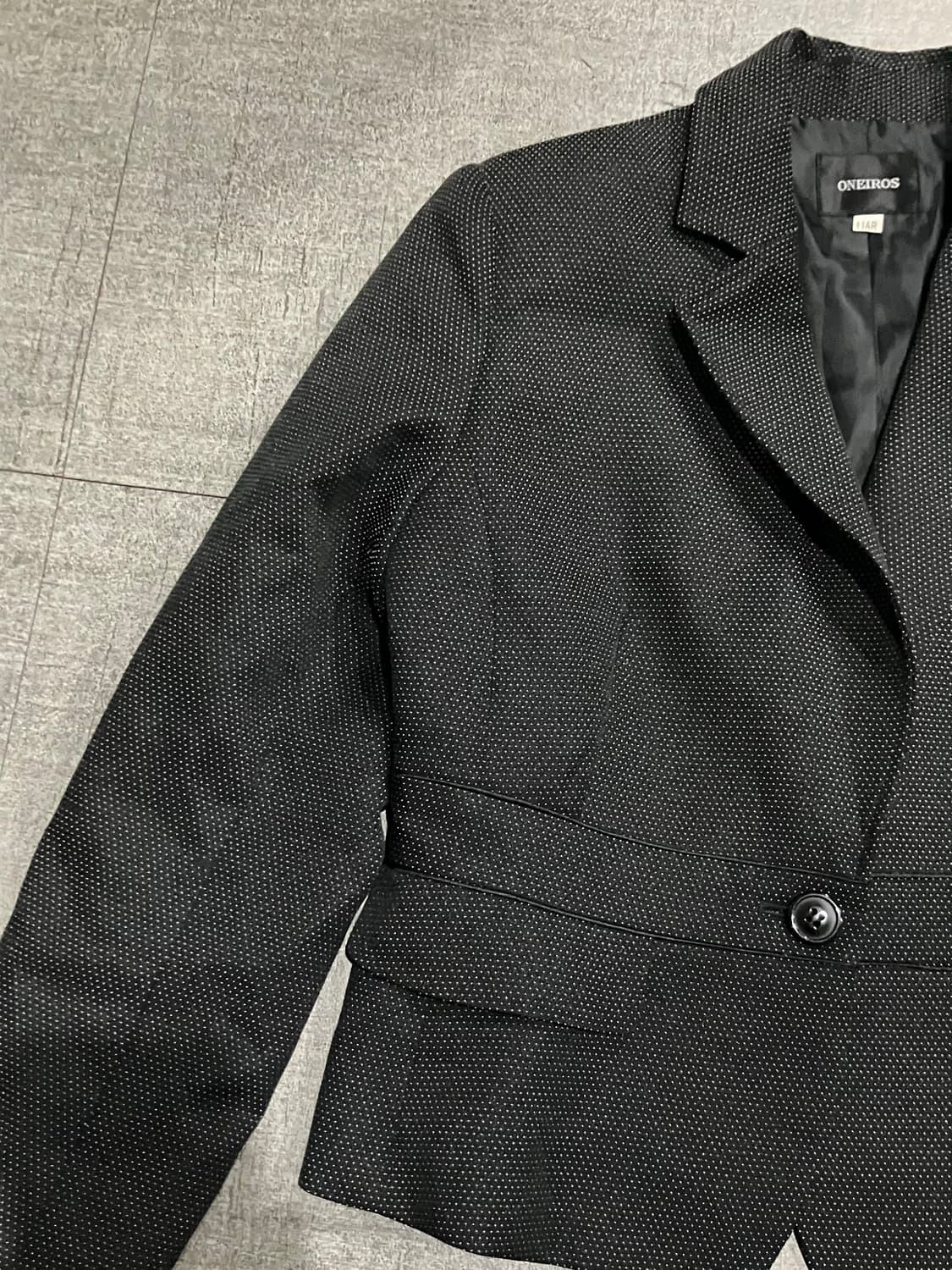 일본빈티지 Oneiros 하구미모리걸 달천깔페어리 도트 땡땡이자켓 상품이미지2