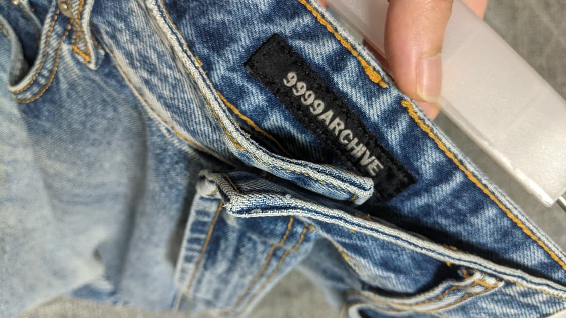 9999아카이브 링킹 와이드 데님 팬츠 상품이미지7