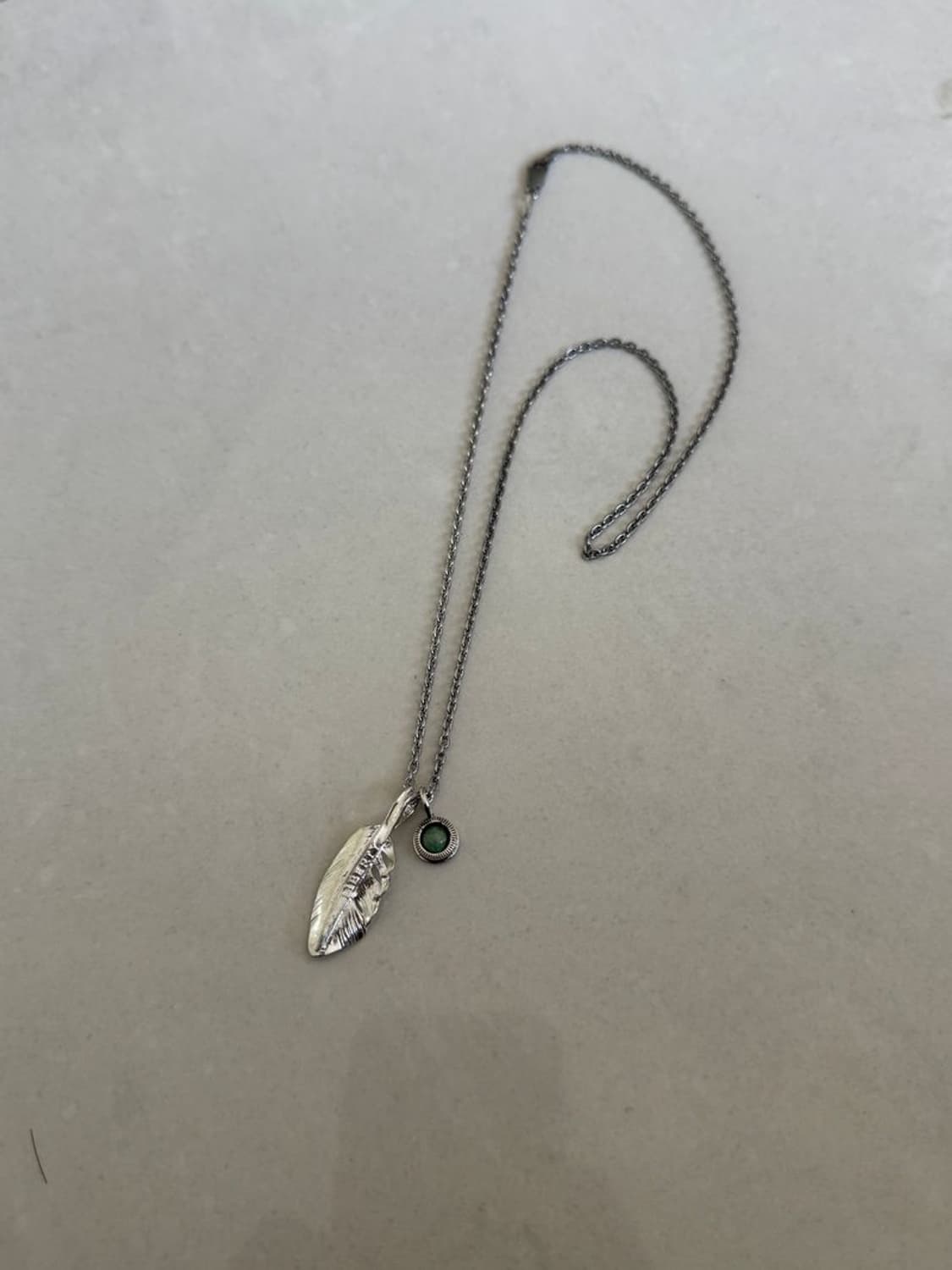 FEATHER NECKLA 미니 깃털 목걸이 상품이미지3