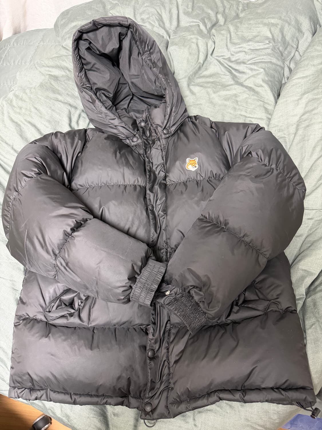 메종키츠네 패딩 블랙 L사이즈 상품이미지1