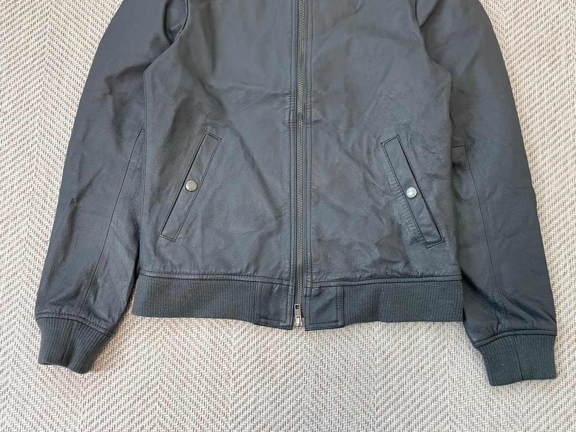 빈티지 돈피 레더 봄버자켓  J03923 상품이미지5